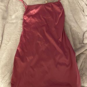 oh polly dark mauve mini dress size 10 NWT